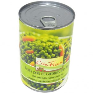 Petits Pois et Carottes très fins 530g - COIN FLEURI