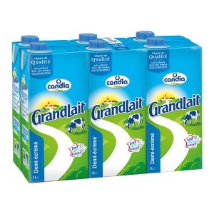 Lait Demi Écrémé Pack de 8x1L - CANDIA