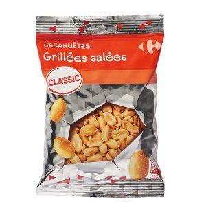 Cacahuètes Grillées Salées 250g - Carrefour