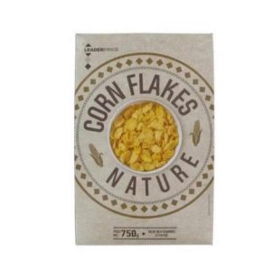 Corn Flakes Nature 375g - LEADER PRICE