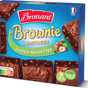 Gâteaux Brownie Choco Noisettes 9 parts - BROSSARD