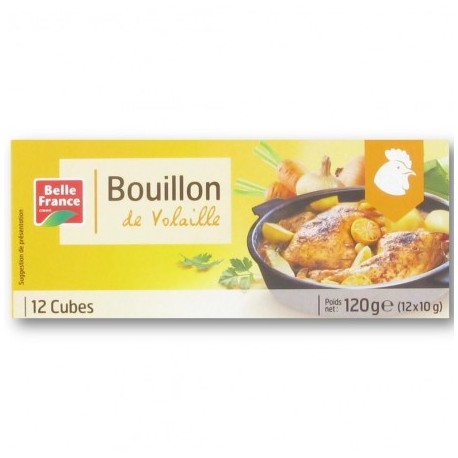 Cubes de Bouillon de Volaille 120g (12x10g) - BELLE FRANCE