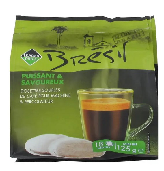 Dosette de Café Brésil x18 - LEADER PRICE