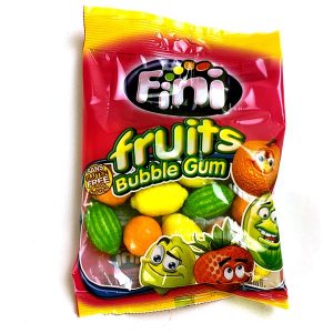 Bonbon Fruits Bubble Gum 100g - FINI