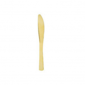 Couverts de Tables en Plastiques Rigides et Réutilisables GOLD (doré) – Image 8