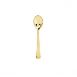 Couverts de Tables en Plastiques Rigides et Réutilisables GOLD (doré) – Image 9
