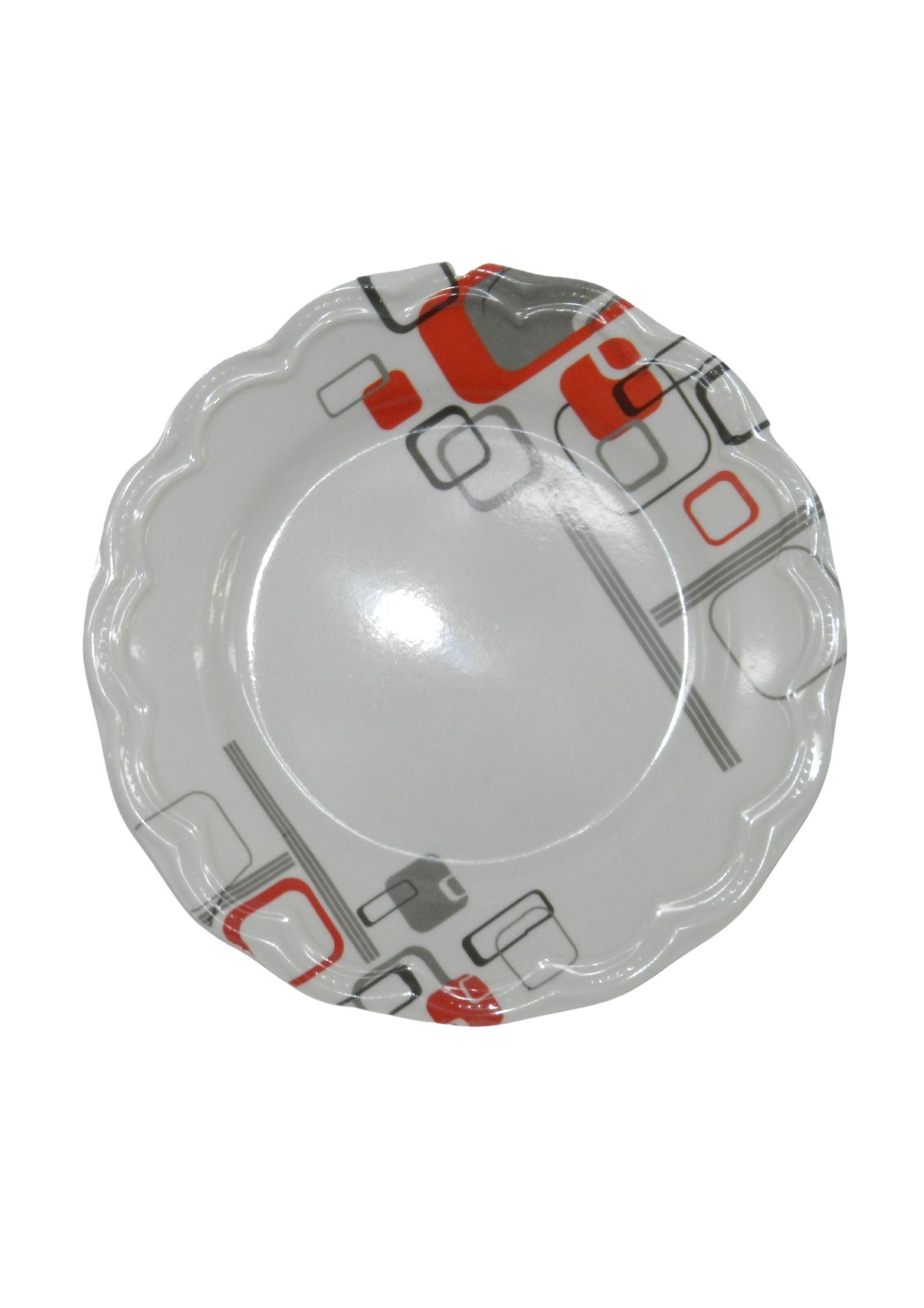 Assiettes en Plastiques Rigides et Réutilisables