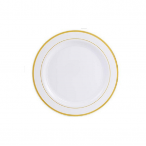 Couverts de Tables en Plastiques Rigides et Réutilisables GOLD (doré) – Image 6