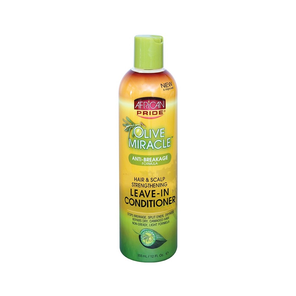 Leave-In Conditioner Olive Miracle 355ml- AFRICAN PRIDE