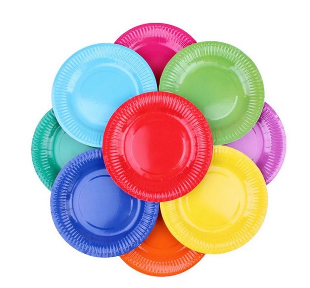 Assiettes en Cartons Jetables x6