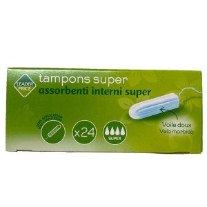 Tampon Super Absorbant x24 - LEADER PRICE