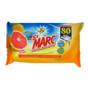 Lingettes Nettoyantes x80 - ST MARC