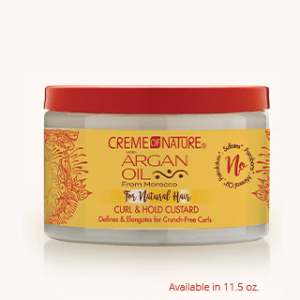 Curl & Hold Custard – Argan Oil – Creme Of Nature