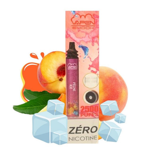vape shop toulon PUFFS PÊCHE GLACÉE SANS NICOTINE – VAPEN EHOOK – Yan Price – La Réunion